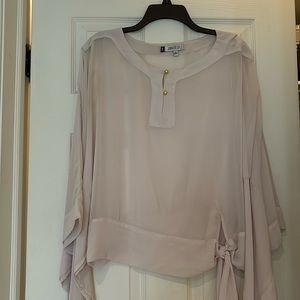 Butterfly sleeve blouse